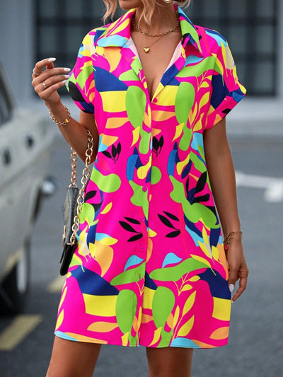 AGATHA - PRINTED SHIRT DRESS