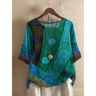 Amelia™ – Colourful boho blouse