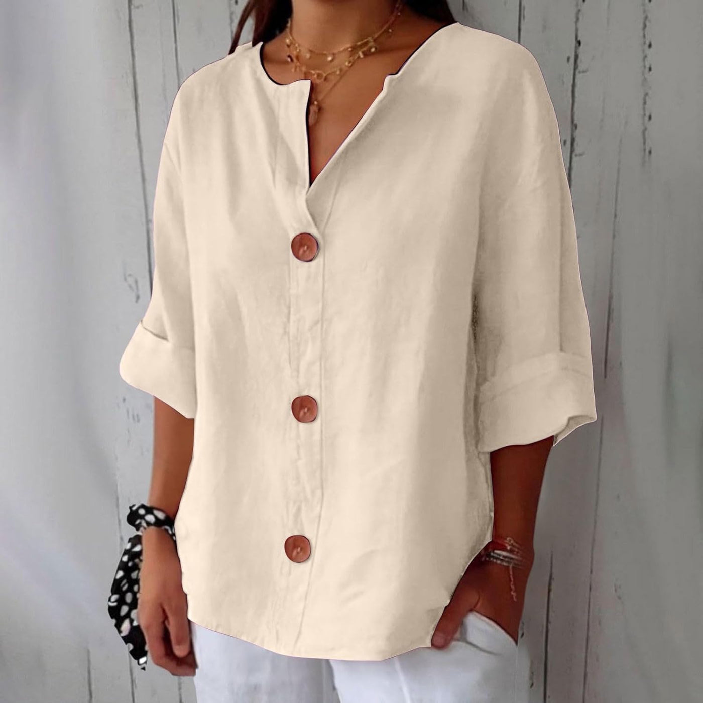 Caroline™ | Light and Airy Linen Shirt