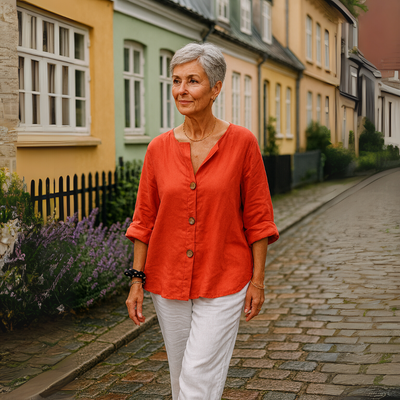 Ella - Linen Blouse