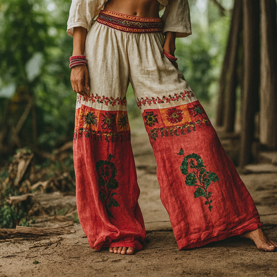 Annebelle - Bohemian Yoga Trousers