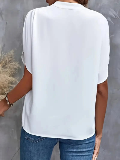 Rosa – Relaxed Fit V-Neck Blouse