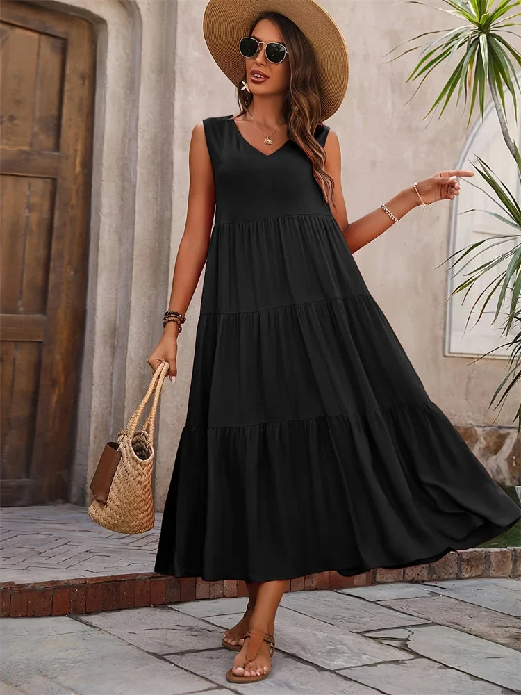 Eira™ BreezeTier Sleeveless Dress