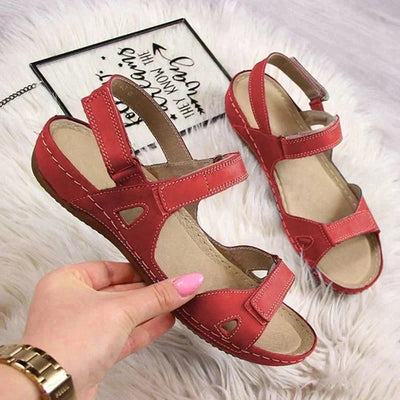 Amelia | Stylish Comfort Sandals with Velcro Straps