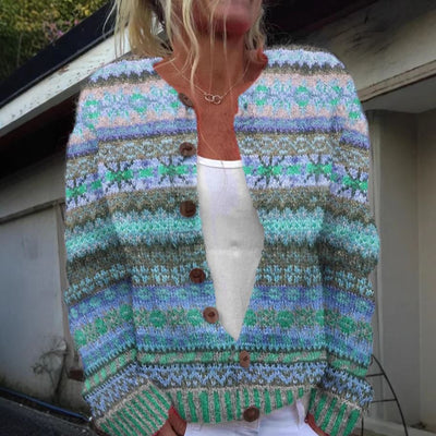Lotte™ – Lightweight cardigan with playful print