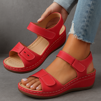 Olivia™ | Orthopaedic Sandals with Wedge Heel