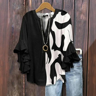 Johanne™ | Vintage blouse with floral print