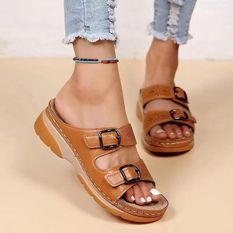 Lorraine™ Orthopaedic Sandals with Wedge Heel