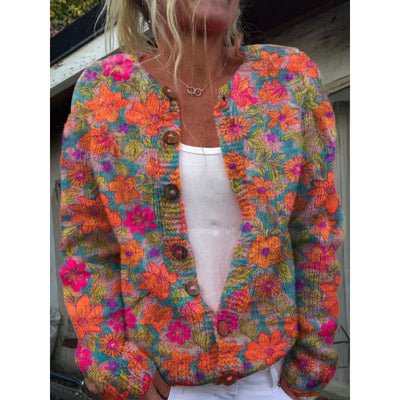 Lotte™ – Lightweight cardigan with playful print