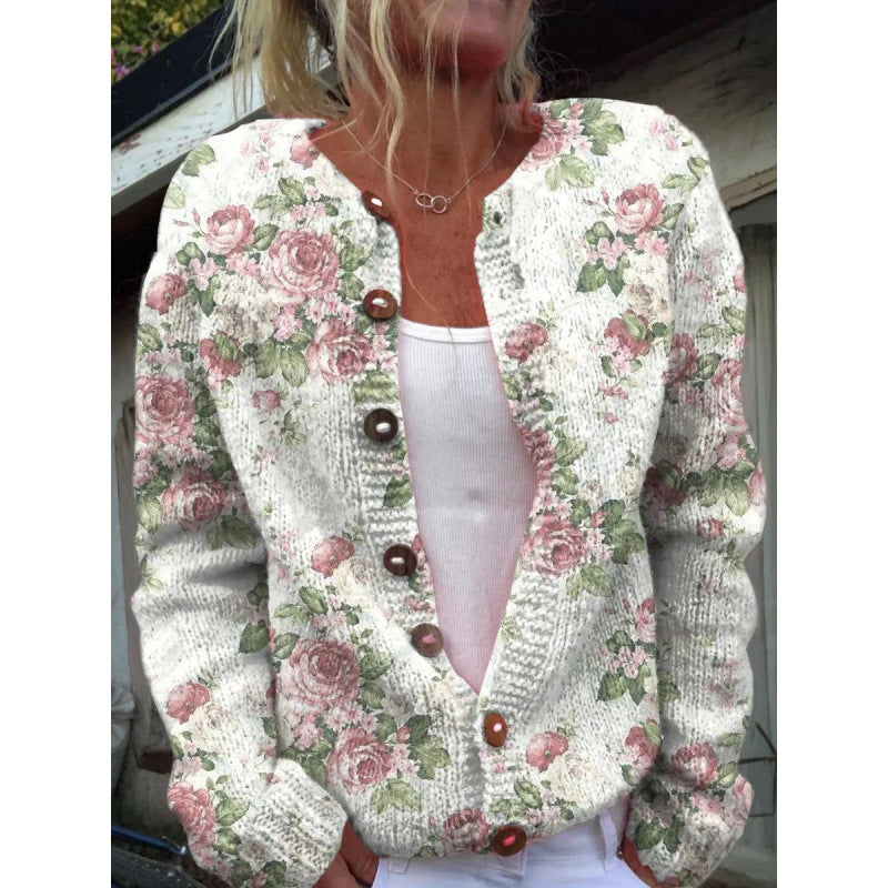 Lotte™ – Lightweight cardigan with playful print