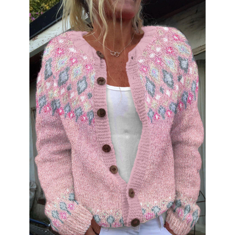 Lotte™ – Lightweight cardigan with playful print